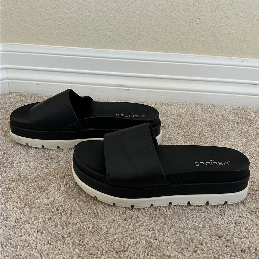 J/Slides NYC Bibby Platform Slide - Black